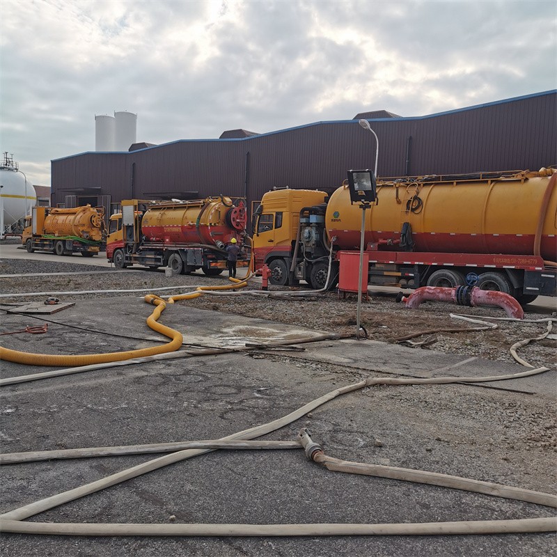 庐江污水池清理